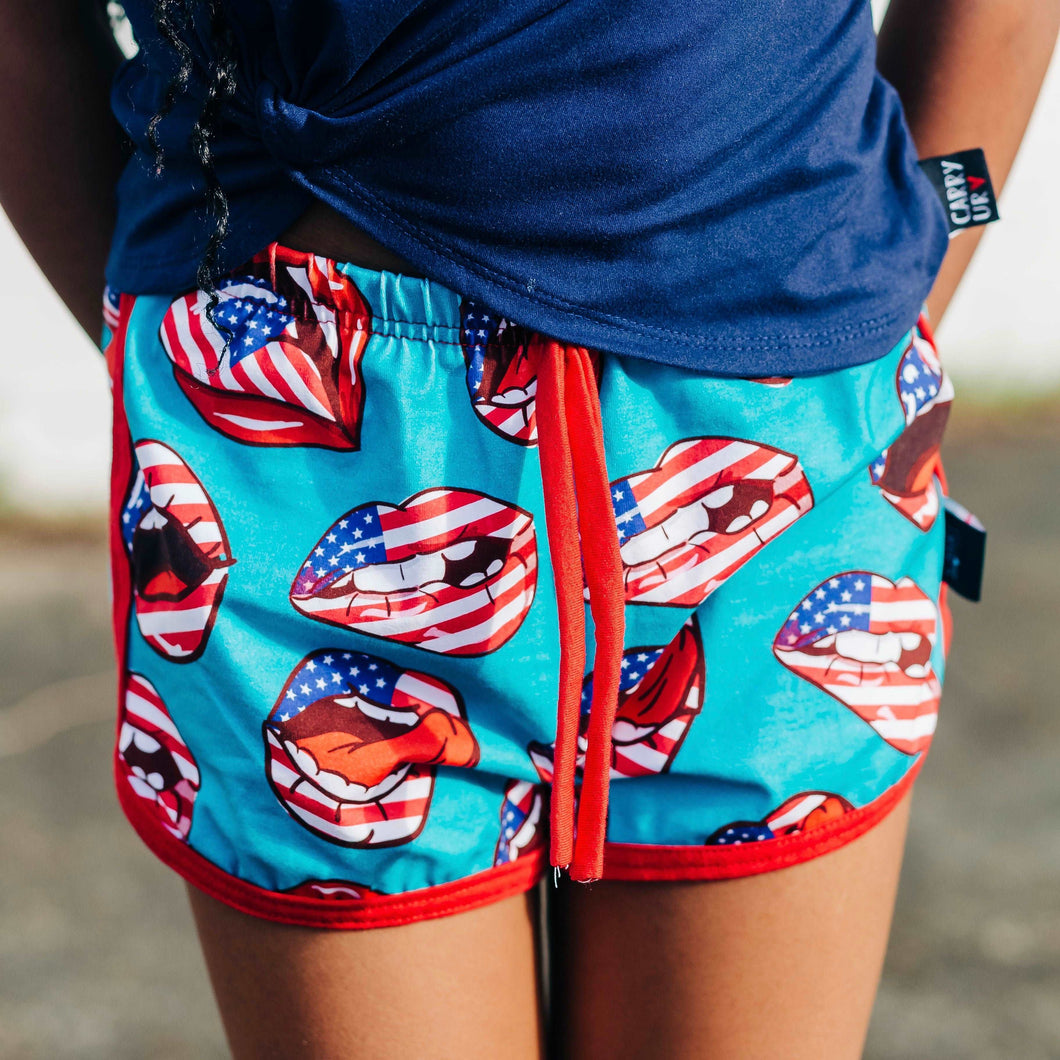 American Girl Track Shorts