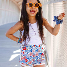 Load image into Gallery viewer, Dahlia Floral Track Shorts
