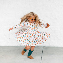 Load image into Gallery viewer, Sunflower Twirl Dress
