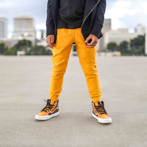 Relaxed Fit Solid Joggers